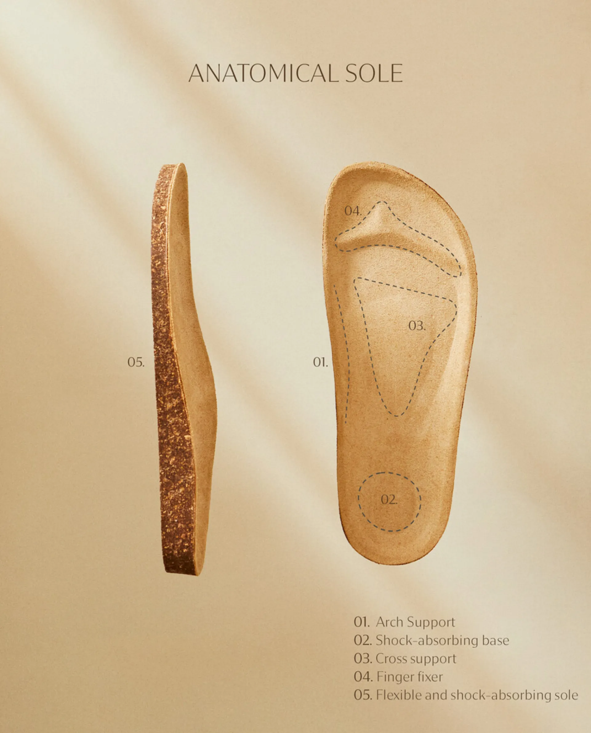 Man*ZARA Home Buckled Felt Mule Clog Slippers Brown