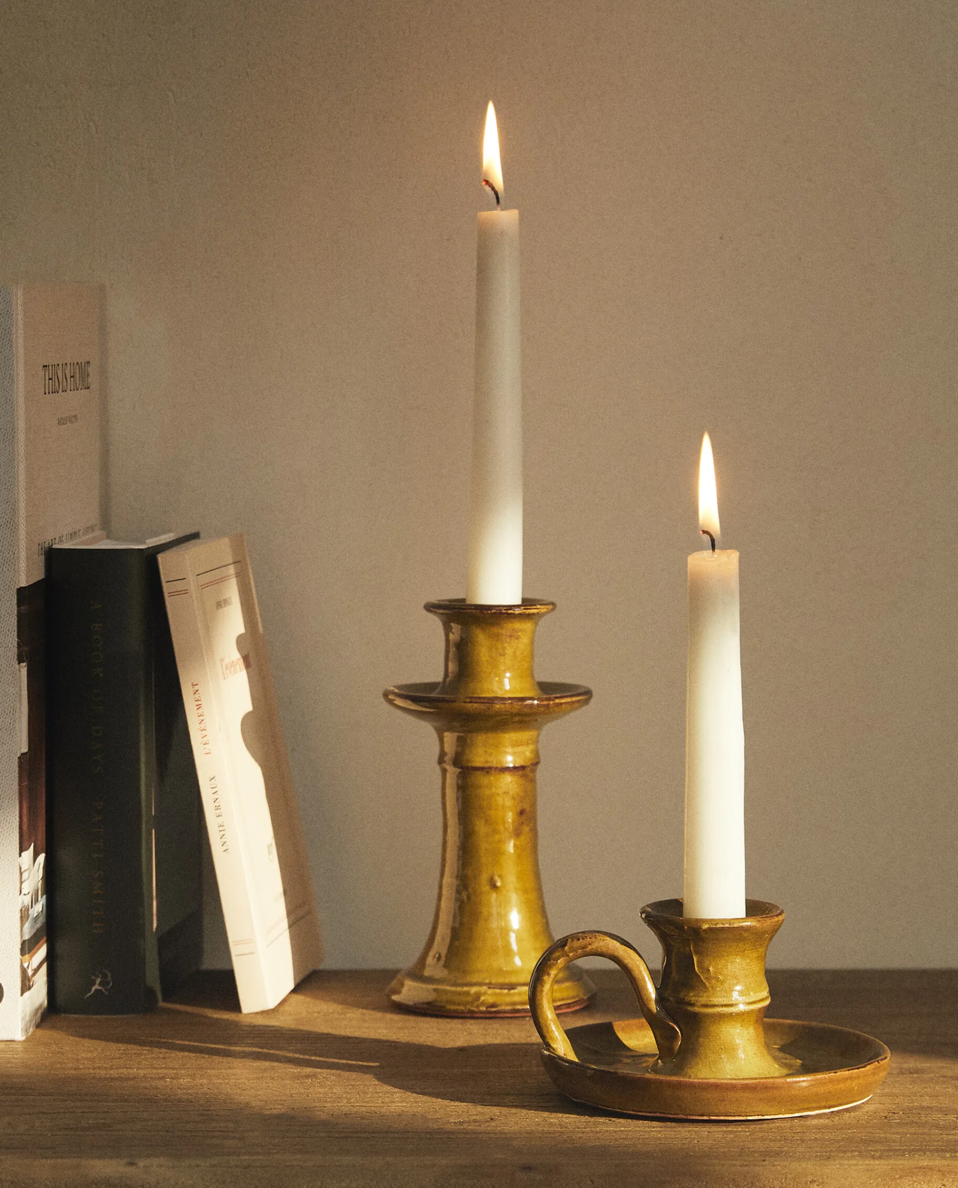 Candlesticks And Tealight Holders*ZARA Home Ceramic Candleholder Green