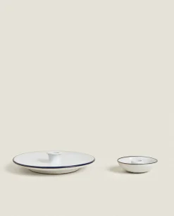 Candlesticks And Tealight Holders*ZARA Home Ceramic Candlestick White