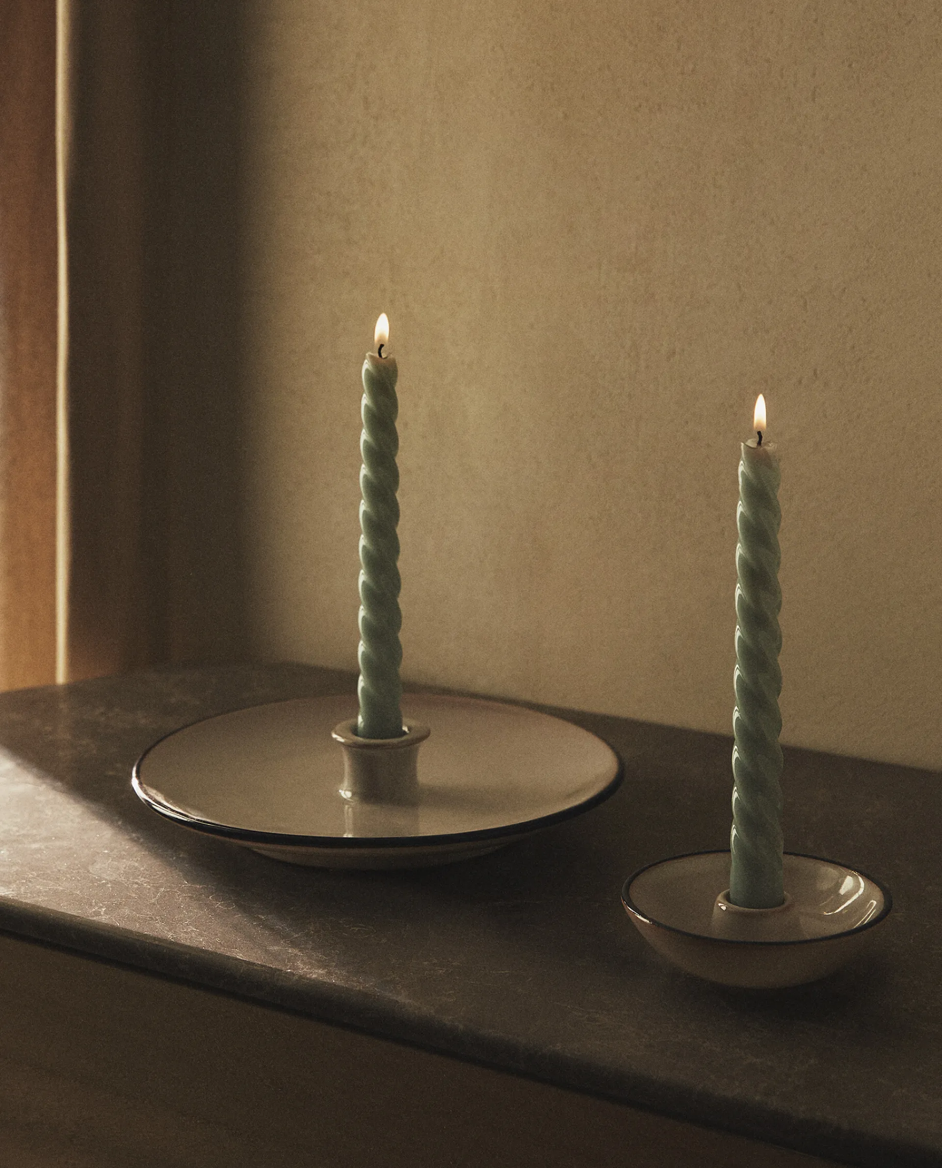 Candlesticks And Tealight Holders*ZARA Home Ceramic Candlestick White