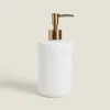 Dispensers*ZARA Home Ceramic Dispenser With A Raised Design White