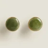 Door Knobs*ZARA Home Ceramic Door Knob (Pack Of 2) Green