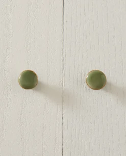 Door Knobs*ZARA Home Ceramic Door Knob (Pack Of 2) Green