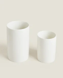 Vases*ZARA Home Ceramic Vase White