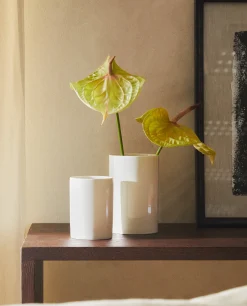 Vases*ZARA Home Ceramic Vase White