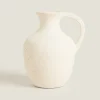 Vases*ZARA Home Ceramic Vase With Handle White