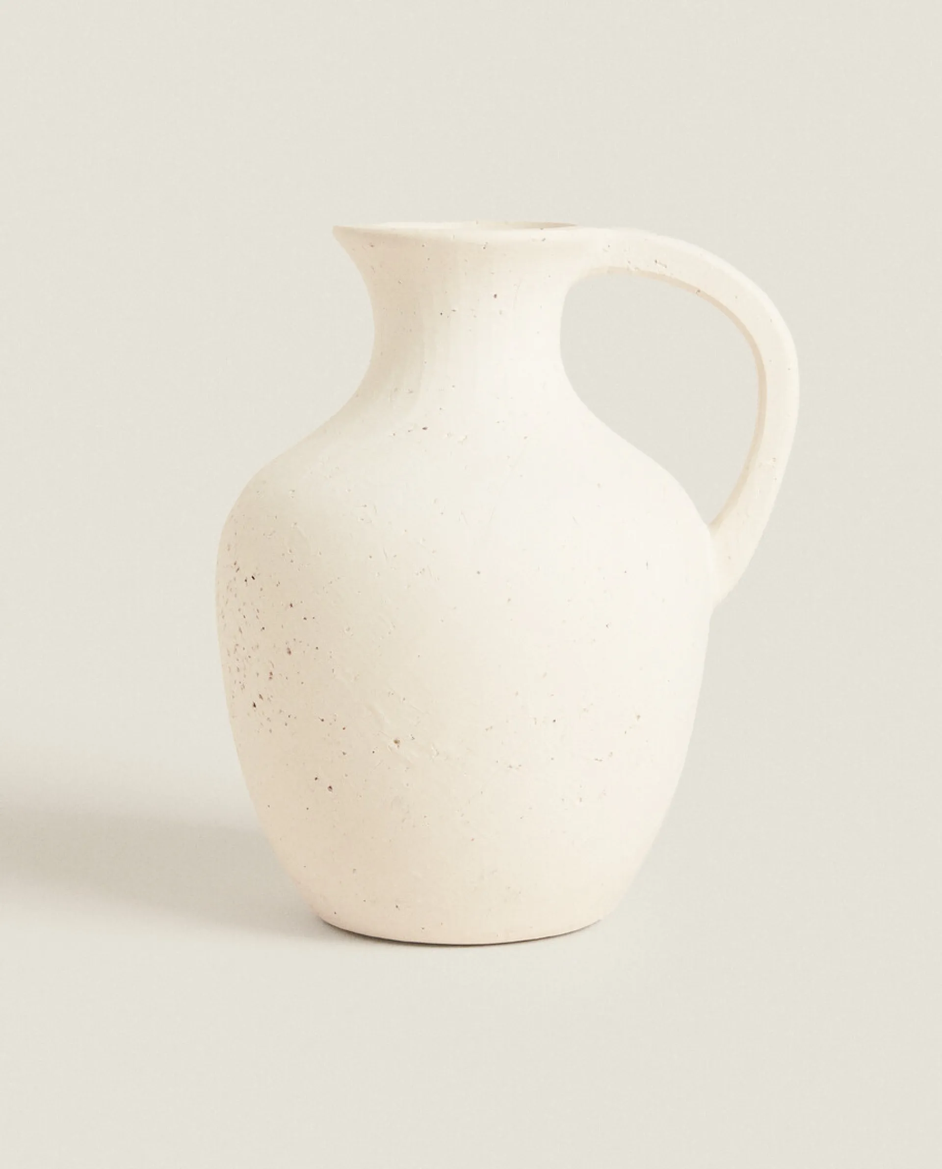 Vases*ZARA Home Ceramic Vase With Handle White