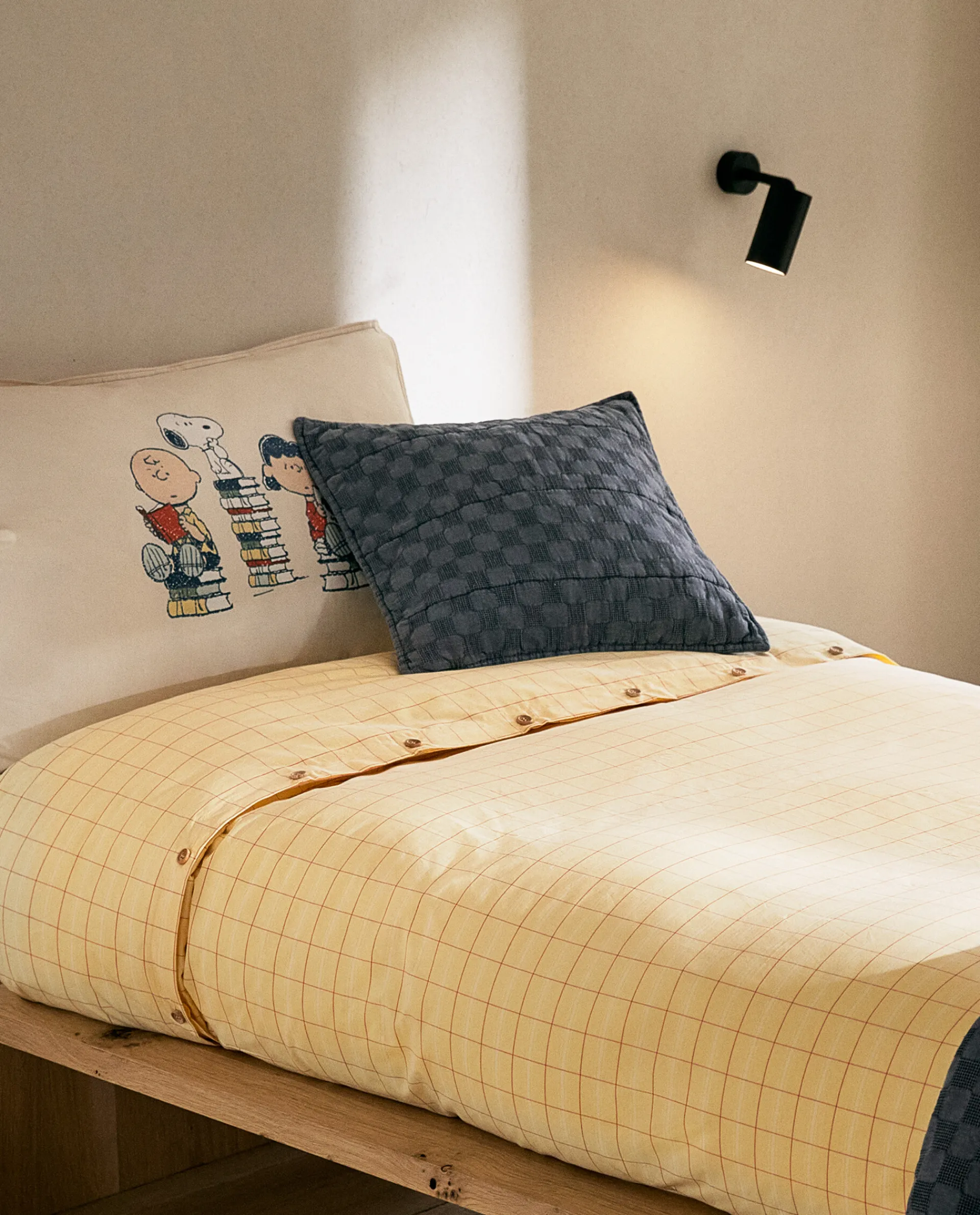 Duvet Covers*ZARA Home Check Duvet Cover Yellow