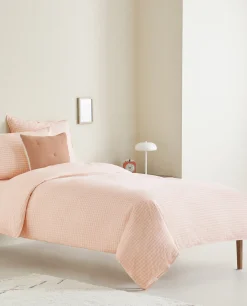 Duvet Covers*ZARA Home Check Duvet Cover Pink