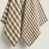 Kitchen Towels, Aprons And Bags*ZARA Home Check Kitchen Towel (Pack Of 2) 4-961