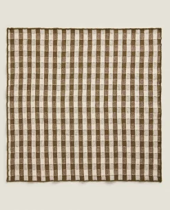 Kitchen Towels, Aprons And Bags*ZARA Home Check Kitchen Towel (Pack Of 2) 4-961