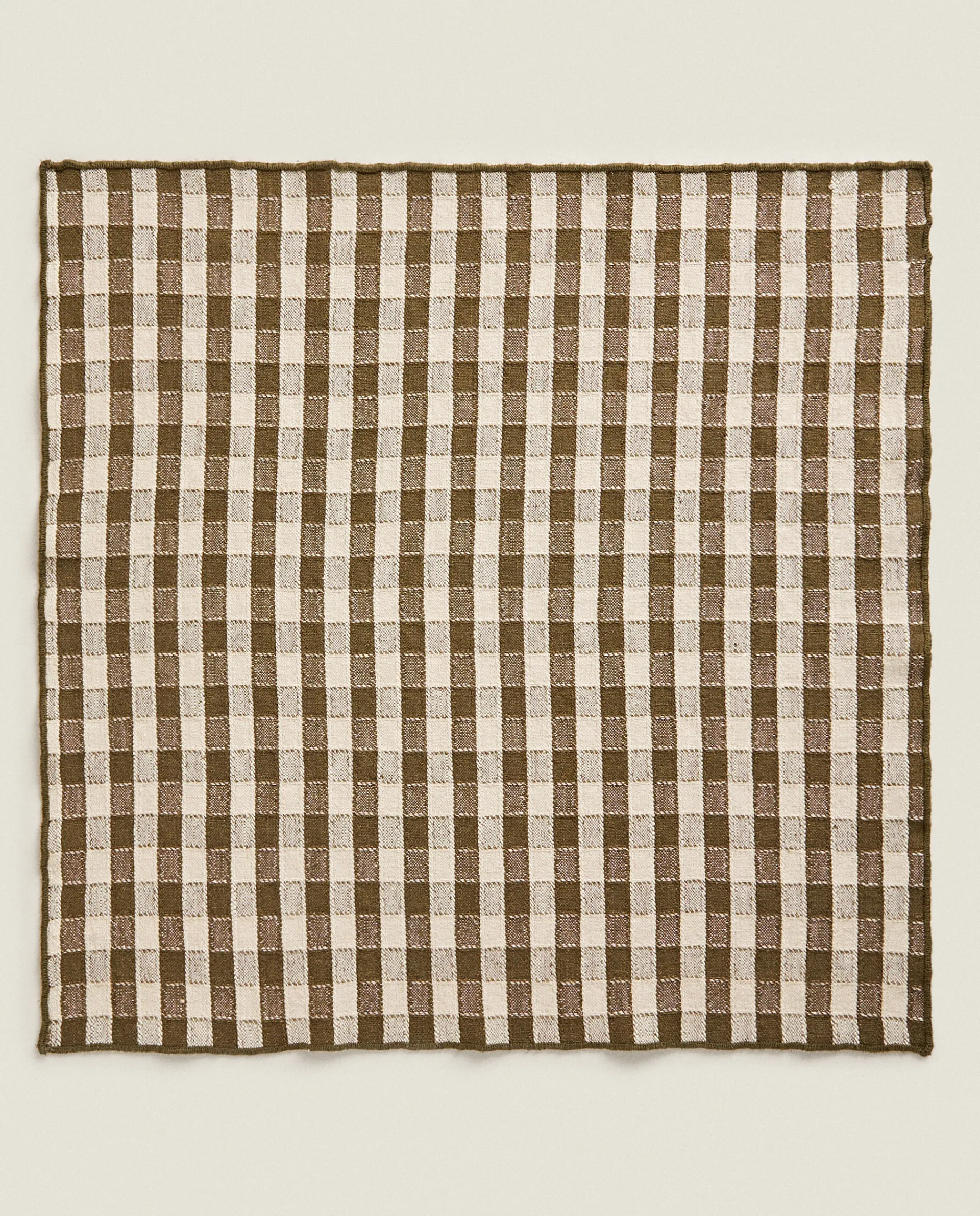 Kitchen Towels, Aprons And Bags*ZARA Home Check Kitchen Towel (Pack Of 2) 4-961