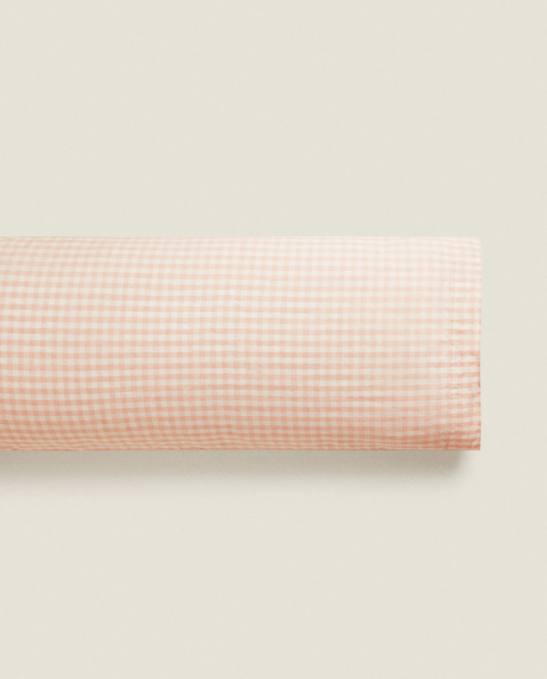 Pillowcases*ZARA Home Check Pillowcase Pink