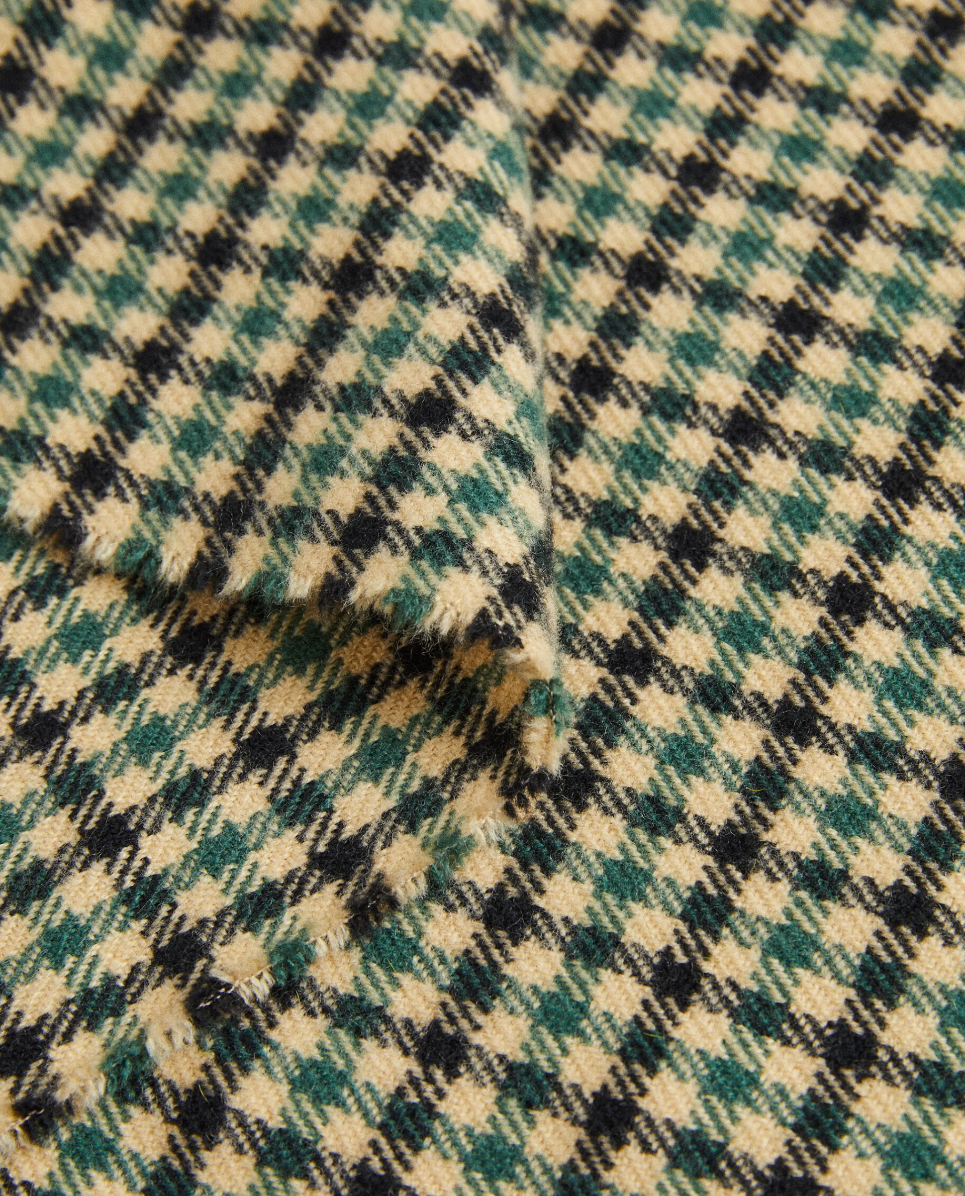 Blankets*ZARA Home Checked Blanket Green