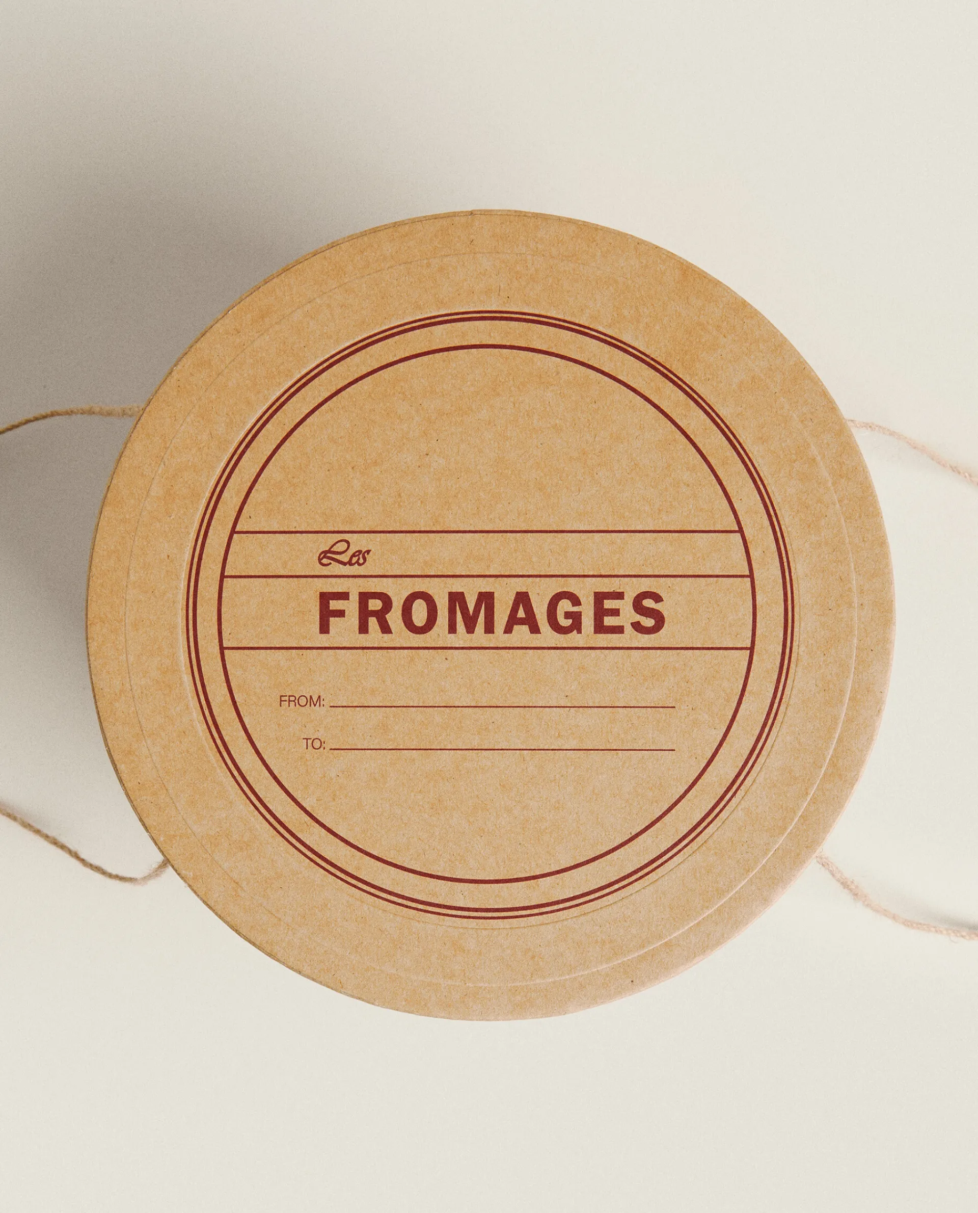 Wine & Cheese Collection*ZARA Home Cheese Gift Box Natural Colour