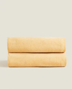 Blankets*ZARA Home Chenille Blanket Yellow