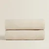 Blankets*ZARA Home Chenille Blanket Natural Colour