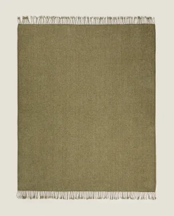 Blankets*ZARA Home Chenille Blanket Moss Green