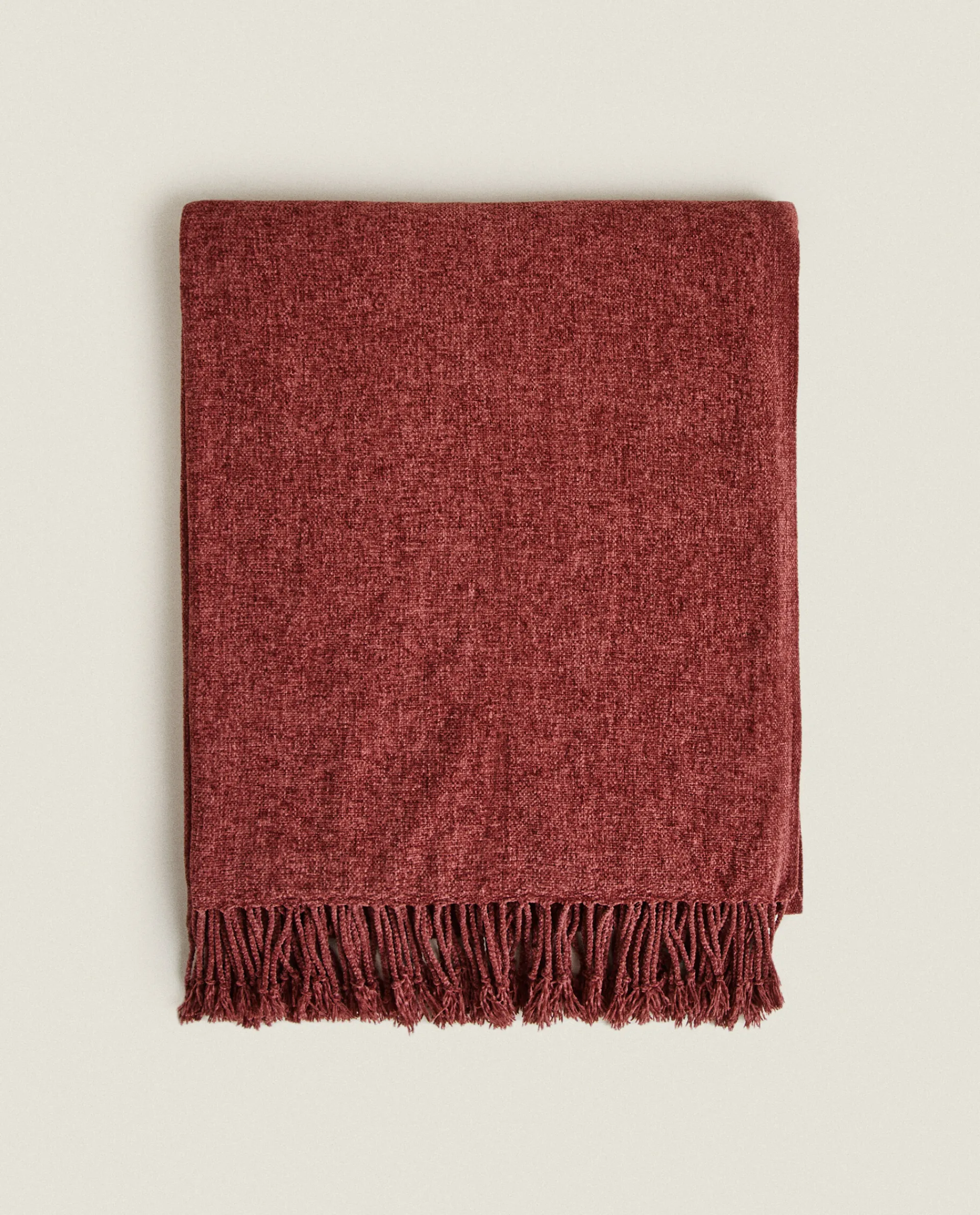 Blankets*ZARA Home Chenille Blanket Pink