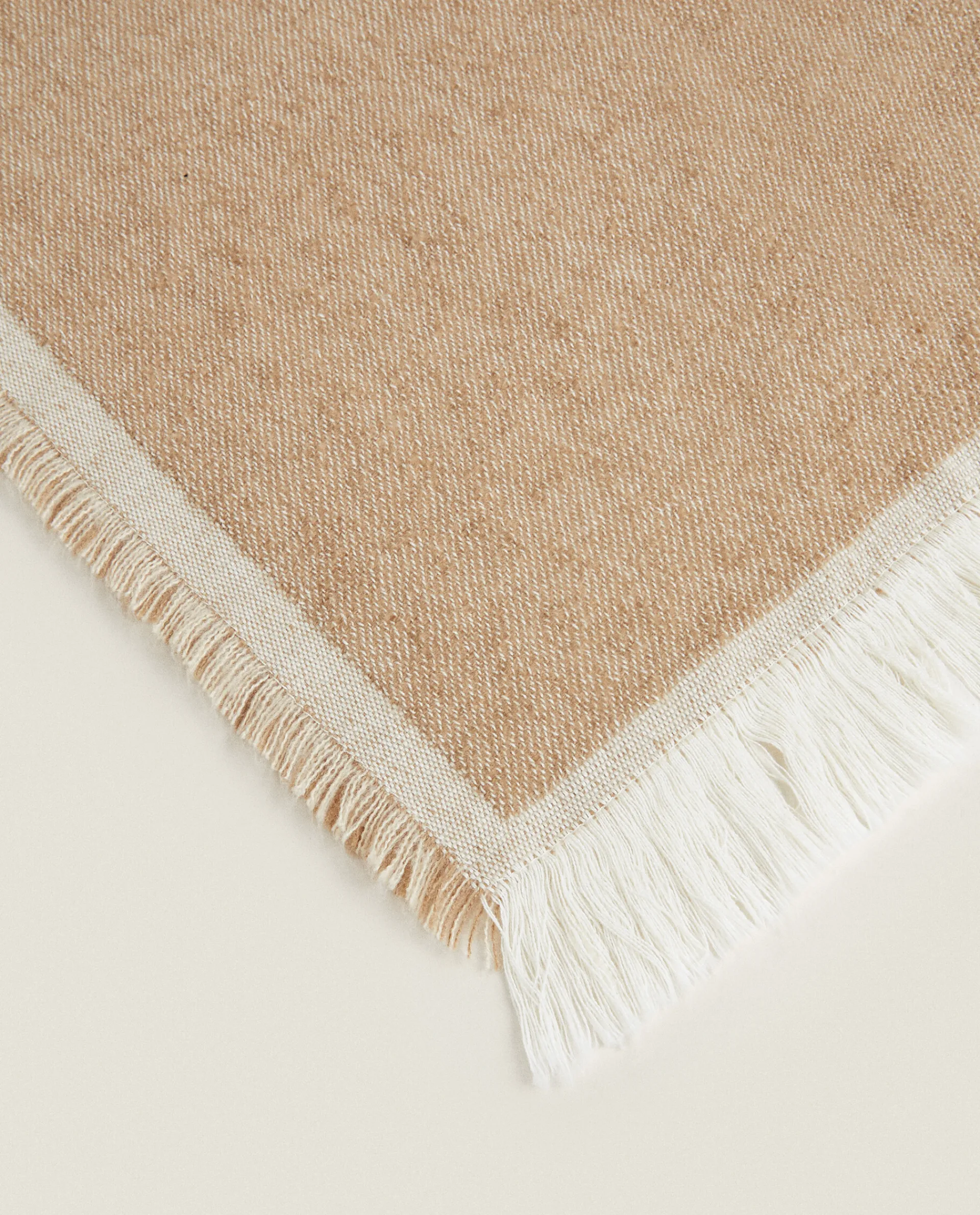 Blankets*ZARA Home Chiffon Blanket Ecru/Beige