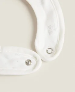 Accessories*ZARA Home Chiffon Clover Bib White