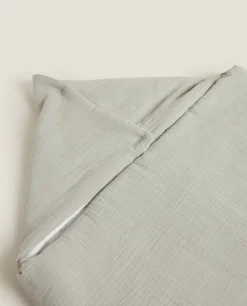 Personalization*ZARA Home Chiffon Clover Carrycot Baby Wrap Grey