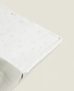 Personalization*ZARA Home Chiffon Clover Carrycot Baby Wrap Grey