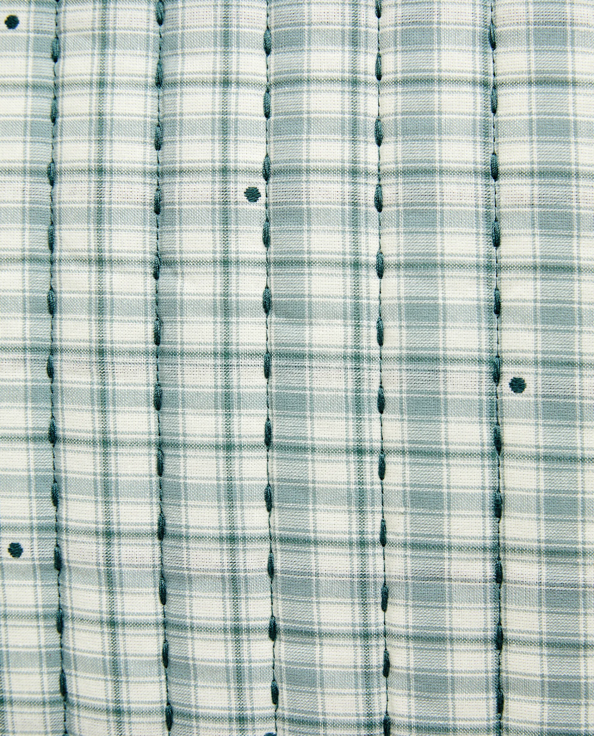 Kids*ZARA Home Children'S Checked Christmas Throw Pillow Cover Green