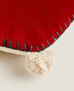 Kids*ZARA Home Children'S Father Christmas Pillow Multicolored