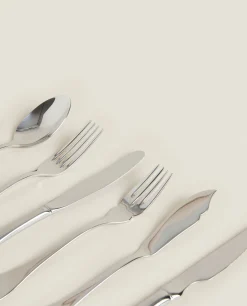 Cutlery*ZARA Home Classic Dessert Fork Steel Grey