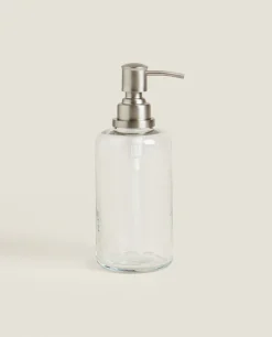 Dispensers*ZARA Home Clear Glass Soap Dispenser Transparent