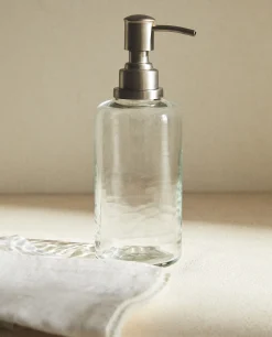 Dispensers*ZARA Home Clear Glass Soap Dispenser Transparent