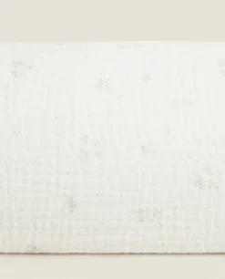 Crib Bedding*ZARA Home Clover Bolster Cushion Oyster White