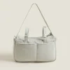 Personalization*ZARA Home Clover Diaper Bag Grey