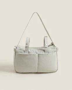 Personalization*ZARA Home Clover Diaper Bag Grey
