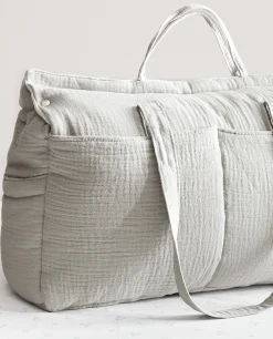 Personalization*ZARA Home Clover Print Diaper Bag Grey