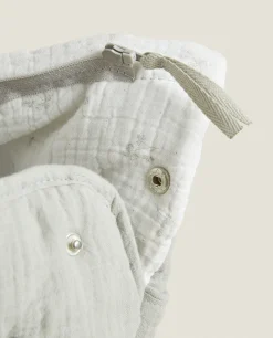 Personalization*ZARA Home Clover Print Diaper Bag Grey