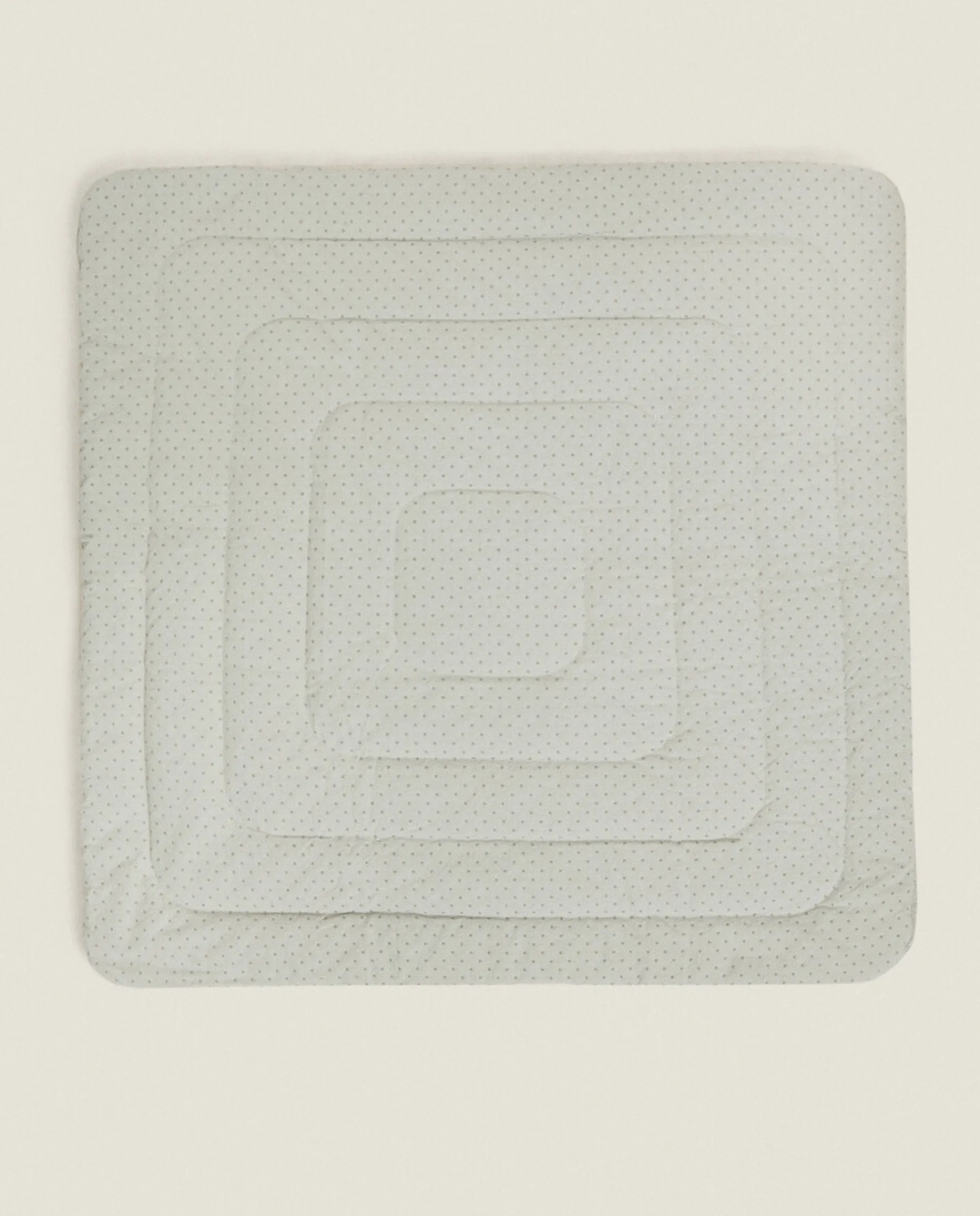 Furniture*ZARA Home Clover Print Play Rug Grey