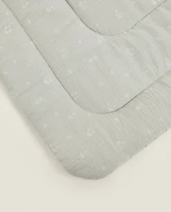 Furniture*ZARA Home Clover Print Play Rug Grey