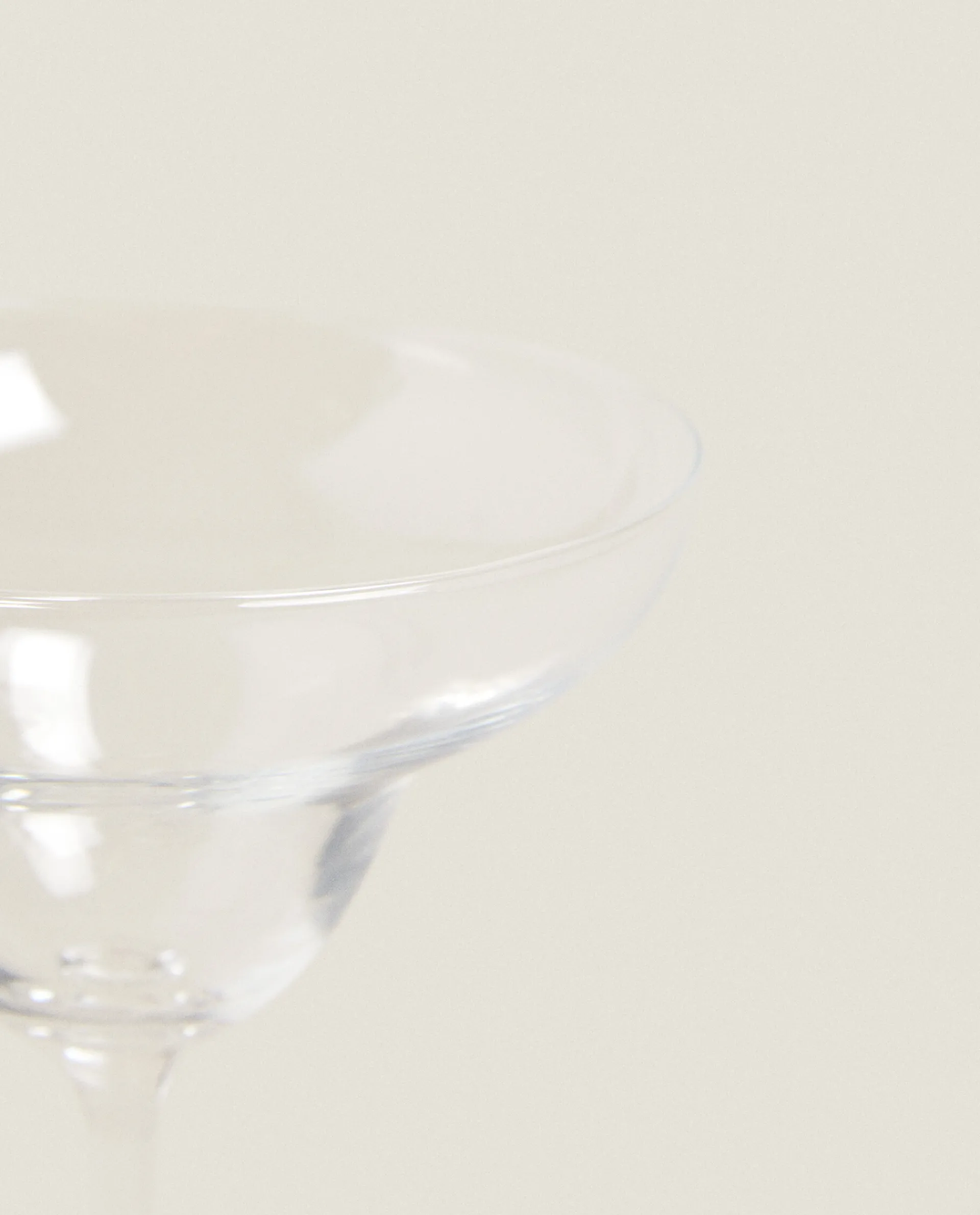 Glasses And Flutes*ZARA Home Cocktail Glass Transparent