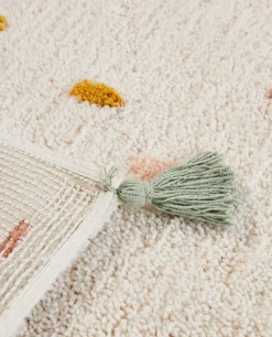 Rugs*ZARA Home Colored Polka Dot Rug Oyster White