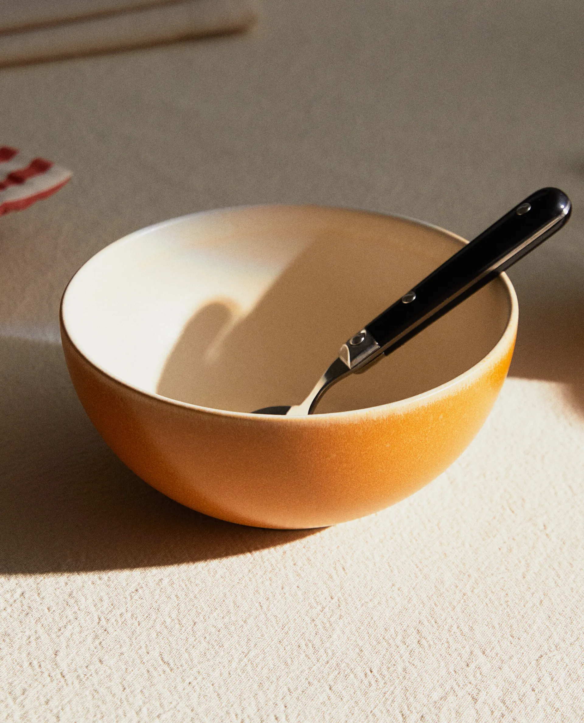 Bowls*ZARA Home Colored Stoneware Bowl Mustard Yellow