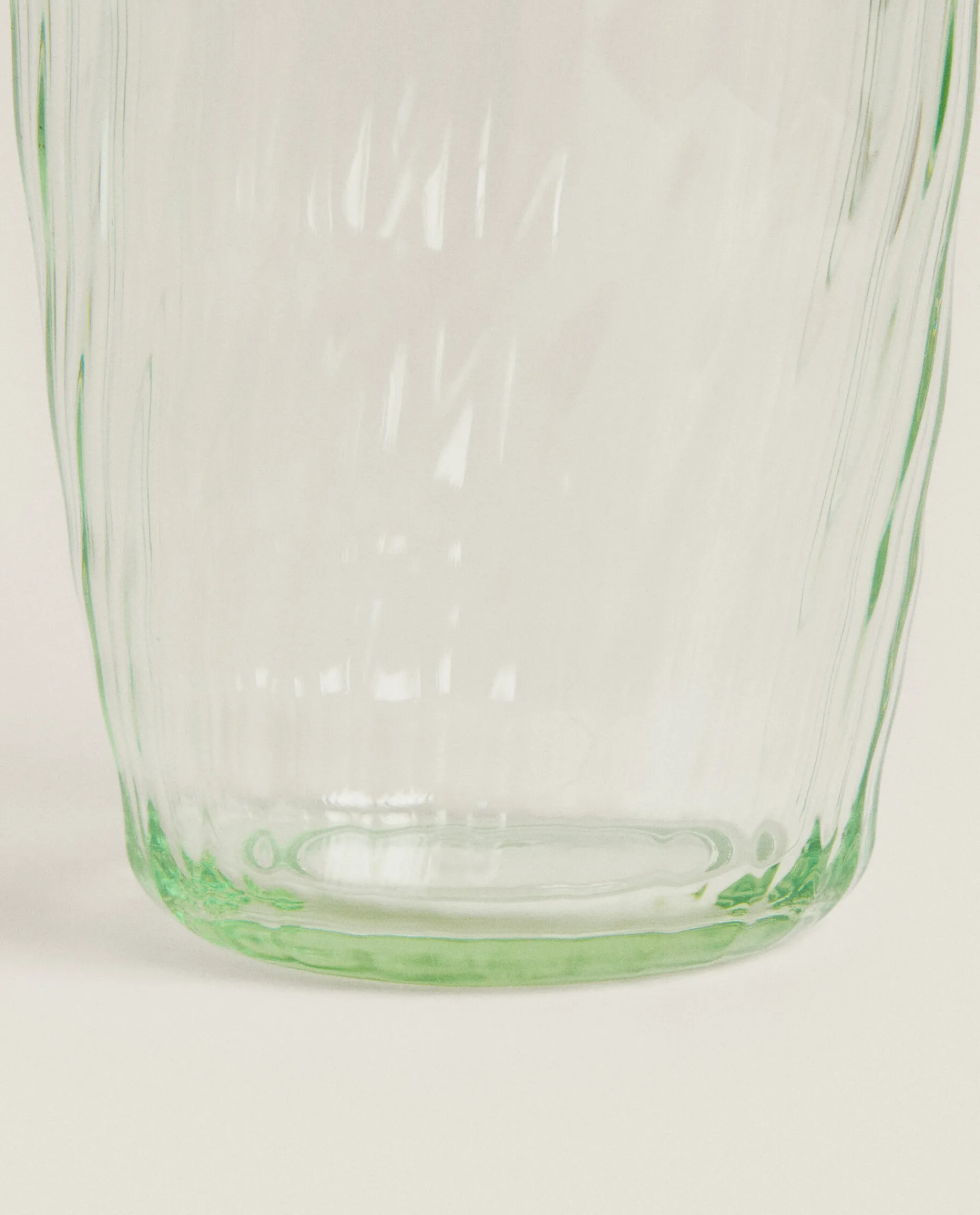 Tumblers*ZARA Home Colored Tumbler With Lines Green