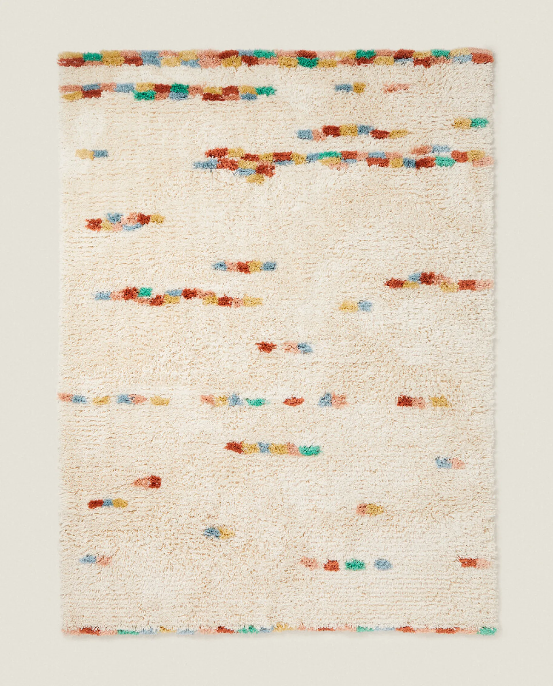 Rugs*ZARA Home Colored Woven Rug Oyster White