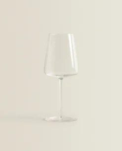Glasses And Flutes*ZARA Home Conical Crystalline Wine Glass Transparent
