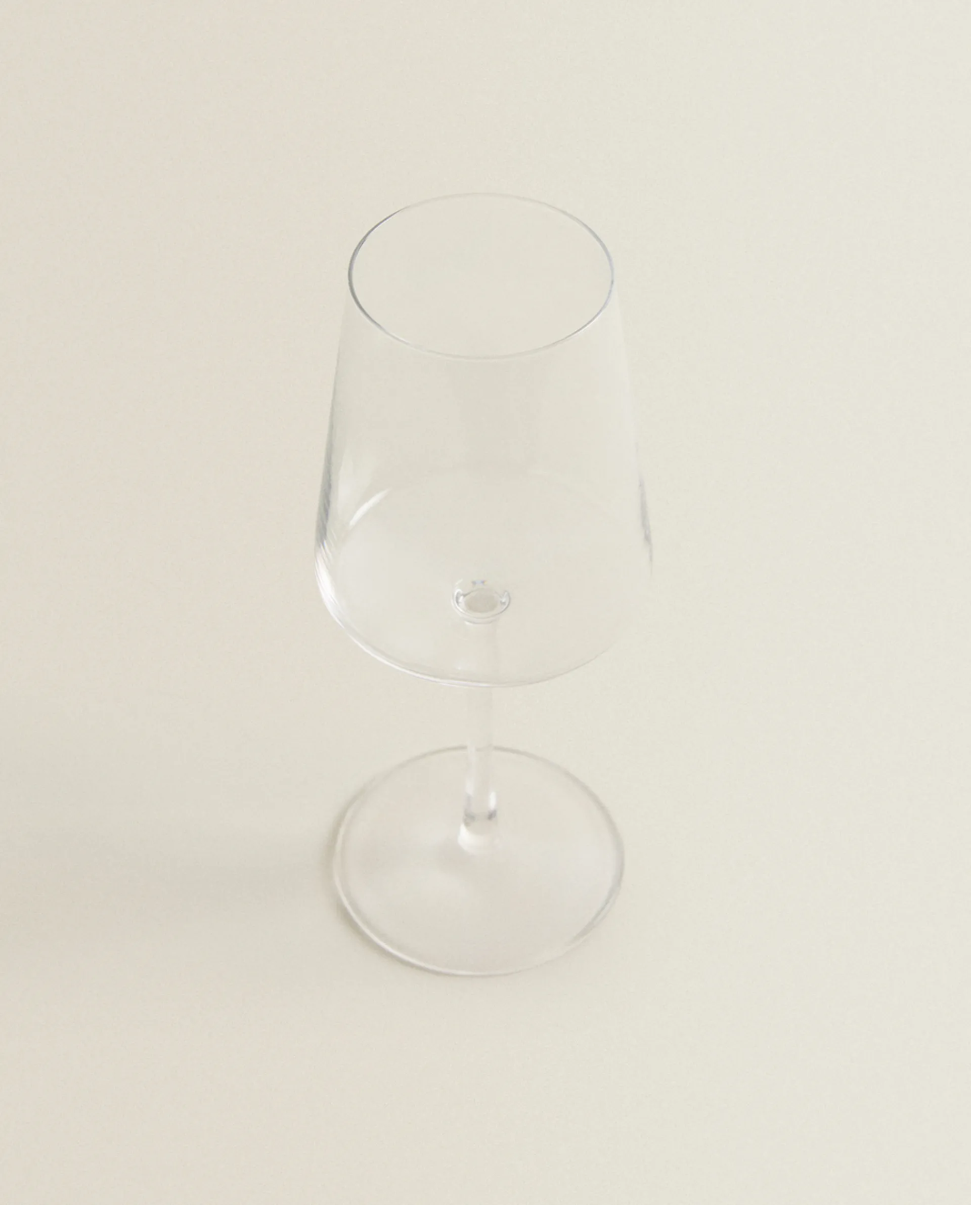 Glasses And Flutes*ZARA Home Conical Crystalline Wine Glass Transparent