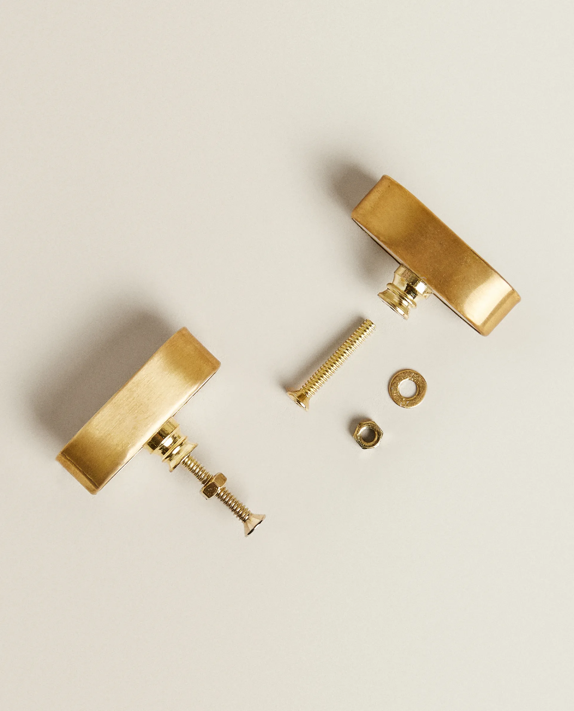 Door Knobs*ZARA Home Contrast Marble Door Knob (Pack Of 2) White