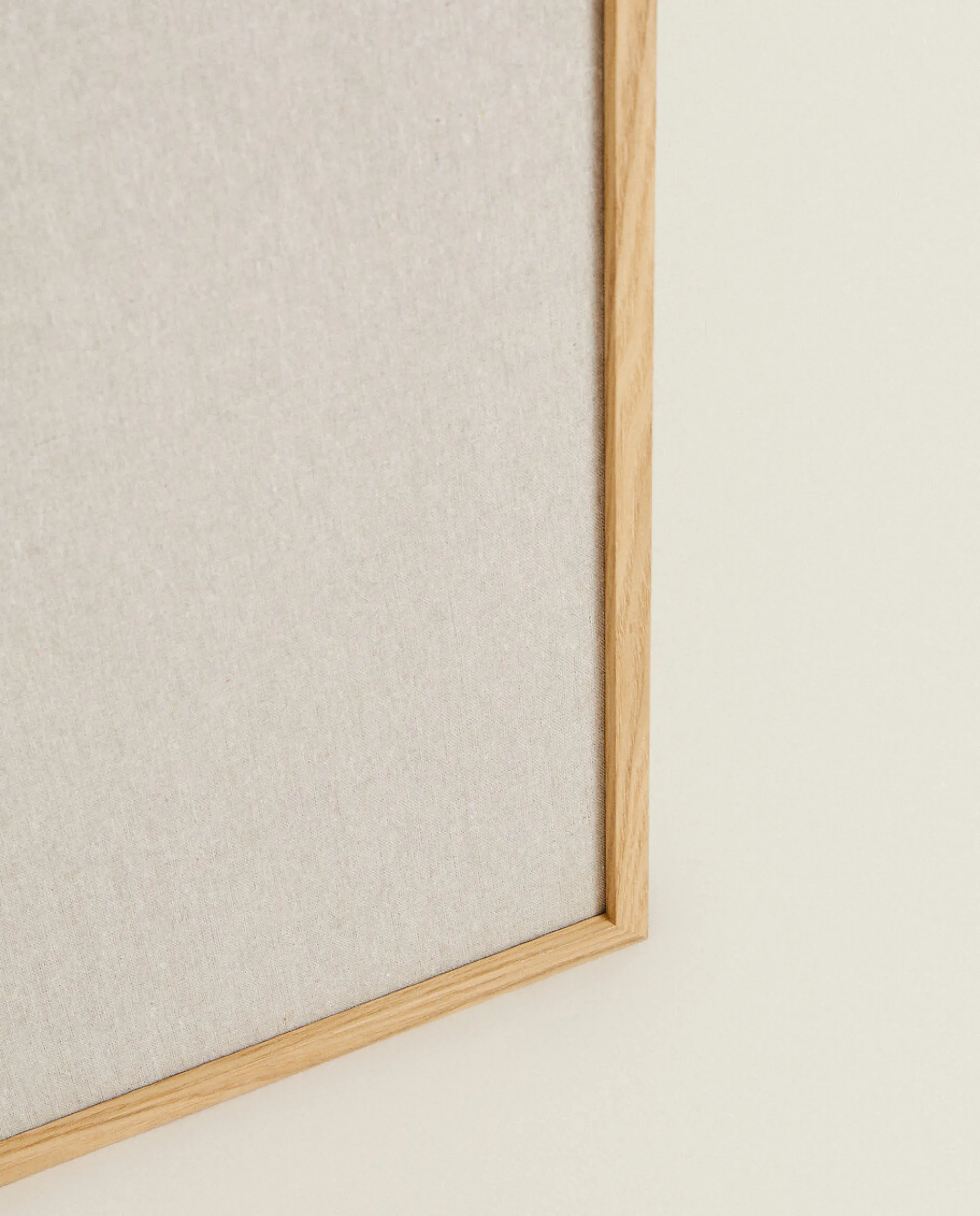 Frames And Canvases*ZARA Home Cork Board With Linen Natural Colour