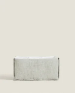 Accessories*ZARA Home Cotton Clover Organizer Grey