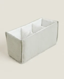 Accessories*ZARA Home Cotton Clover Organizer Grey